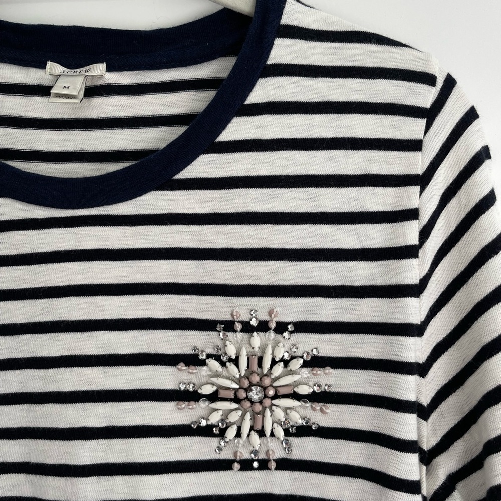 J. Crew Striped Tee - Medium